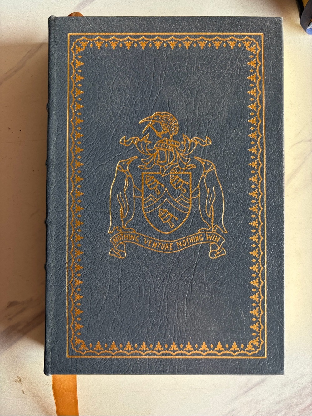 Easton Press View From the Summit Signed Sir Edmund Hillary Leather COA 1999
